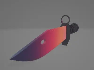 Dummy Bayonette Knife 3D model Free 3D print model