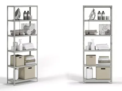 Metal Shelving 3D model