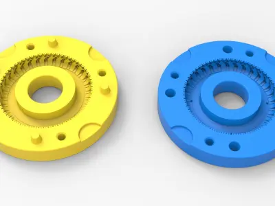 Mold for diecast tire 11 Scale 1 to 10 and 1 to 14 and 1 to 25 3D print model