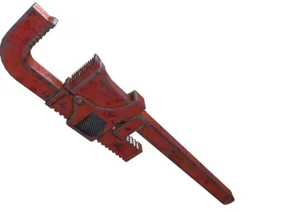 Wrench Game Ready Low-poly 3D model purchase