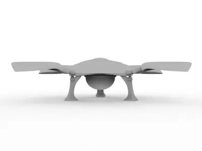 Hexagon Drone Free 3D model