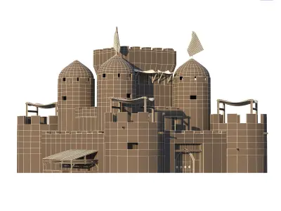 castle of the crusades 3D model
