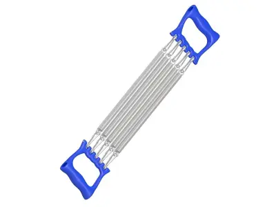 Spring Chest Expander Blue 3D model