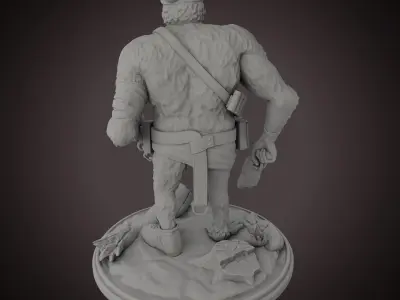 Battle monkey 3D print model