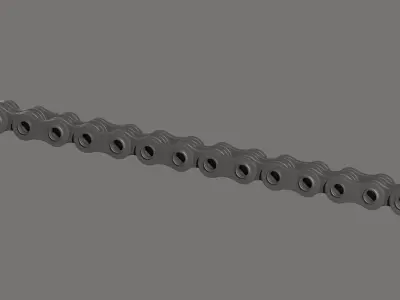 Chain bicycle Free 3D model