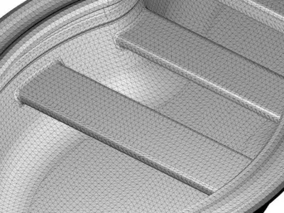 Stylish Fishing Boat 3D print model