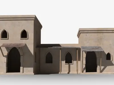Arab x34 Low-poly 3D model