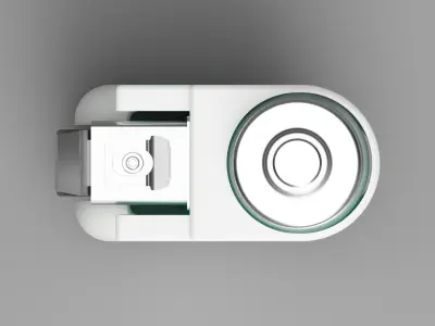 5in Medical Castor Wheel 3D model