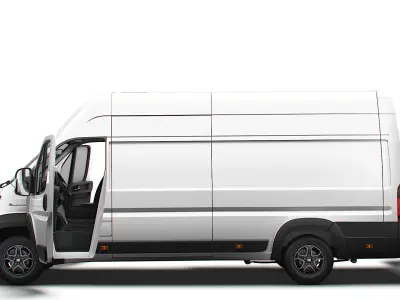Fiat e Ducato Van L4H3 HQ Interior 2025 3D model