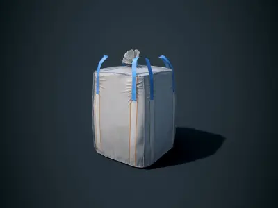 Industrial Bag Low-poly 3D model