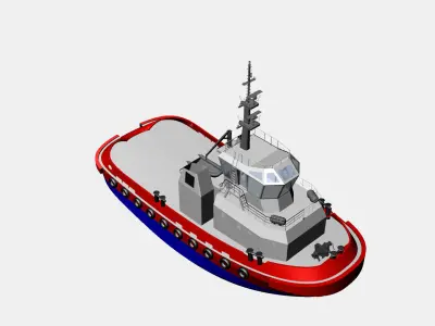 Agencies boat 3D model