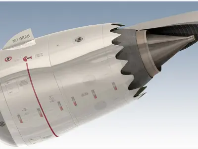 Boeing 737MAX Engine 3D model