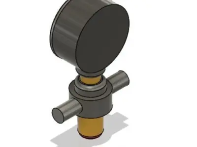 Hydraulic Manometer  3D model