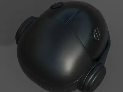 Helmet scifi military combat 3d  Low-poly 3D model