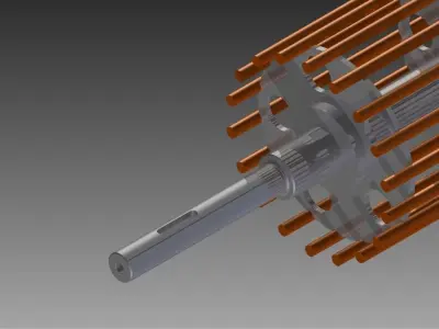 ROLLER DRIVE TYPE CAGE Free 3D model