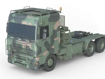 5 Military Vehicles Collection v37 Low-poly 3D model