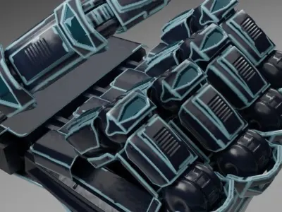 robot hand 3D model buy