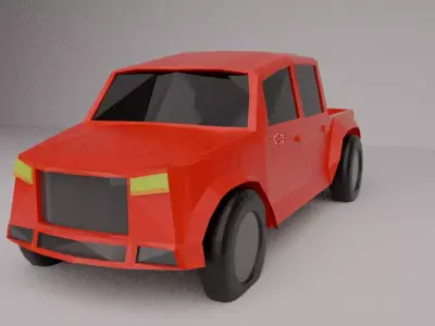 Truck  Low-poly 3D model from CGTrader