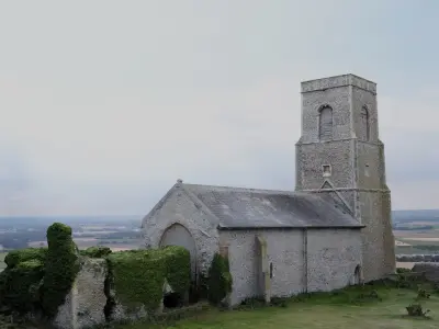 Dilapidated  Church Low-poly 3D model