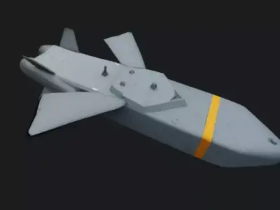 Aerospace Missile Style Training  Dummy Model 3D model
