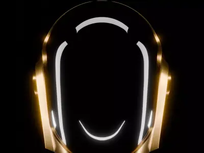  Guy-Daft Punk Helmet Free 3D model
