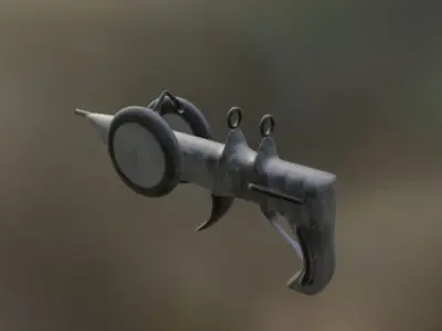 Alien weapon 3D model
