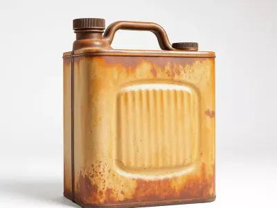 Rustic Fuel Canister model pack Low-poly 3D model