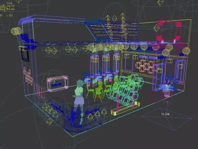 Exhibition - Area - 9X6-3DMAX2009-084 3D model