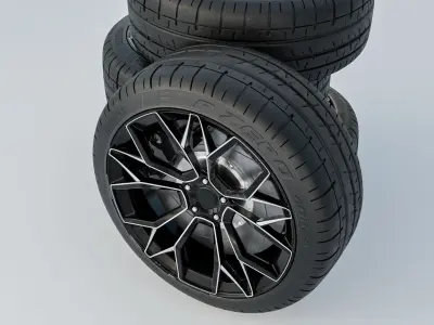 wheel 3D model