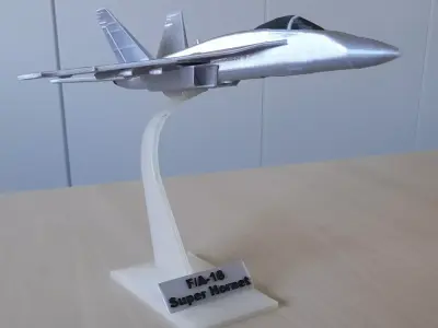 FA-18 SUPER HORNET PLANE 3D print model