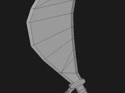 Low Poly Sword Game Asset Low-poly 3D model
