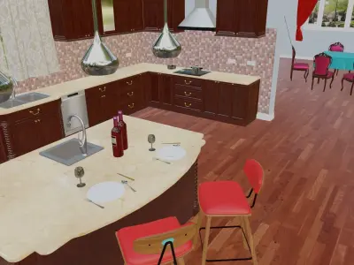 Kitchen The Classic 3D model