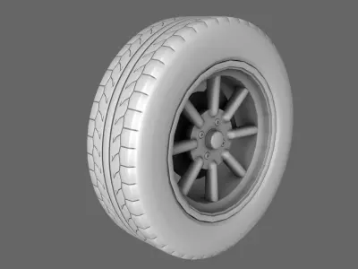 Car Tires Standard 3D model