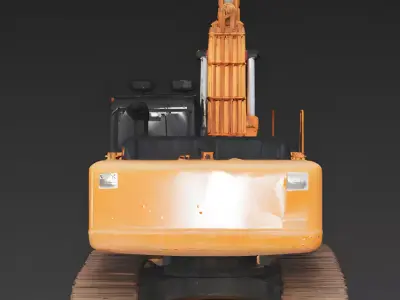 Realistic Heavy Excavator 3D Model Low-poly 3D model