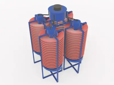 Spiral 3D Model 3D model