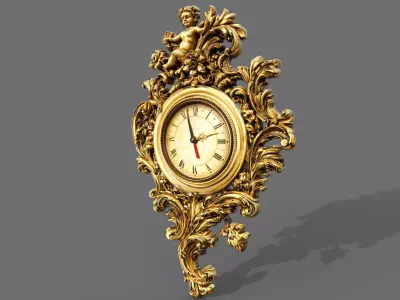  classic clock print 2 3D model