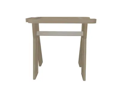 Multibanqueta Modern Architectural Stool 3D model
