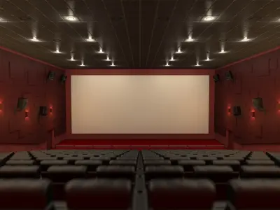 Movie Theater 3D model purchase