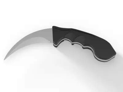Cunia ninja knife 3D model