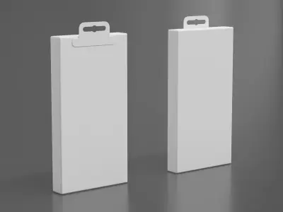 Smartphone Case Packaging 3D model