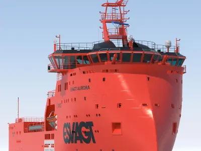 Fast Rescue Vessel ESVAGT AURORA 3D model