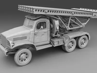 MLRS Katusha   3D print model