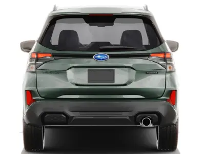 Subaru Forester 2025 with interior 3D model