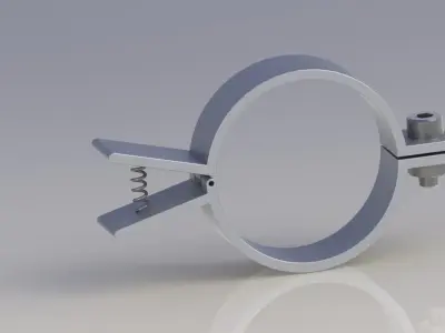 Bradford squeeze clamp 13-mhhm-q-1 3D model