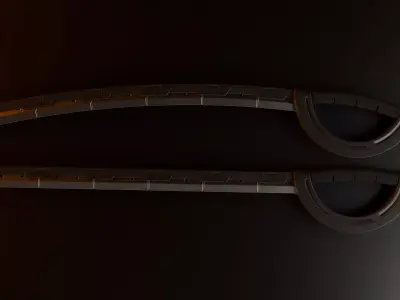 Sci-fi Blade  3D model