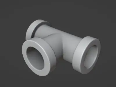 Industrial Pipes Pack 3D print model