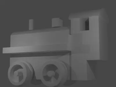 toy locomotive 3D model