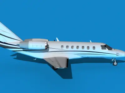 Cessna C528 Citation CJ3 V15 3D model