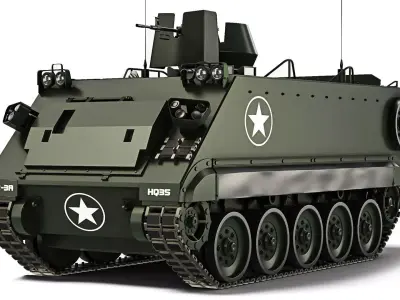 M113A3 1987 3D model