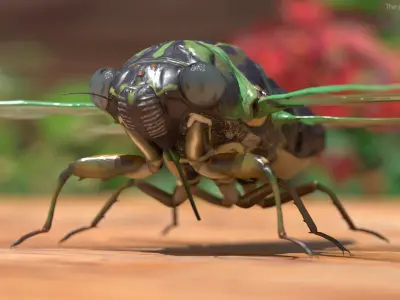 Flying Insects Collection 6 3D model
